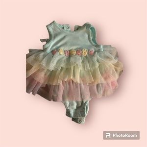 Baby Girl Tulle Bodysuit 🩷